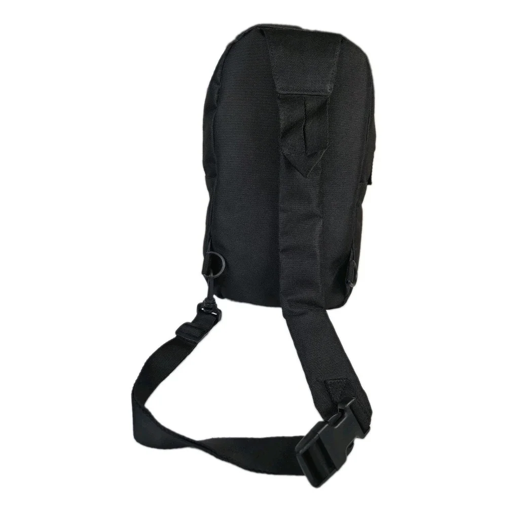 No Boundaries Men's Canvas Sling Bag Crossbody Chest Pack - Black (NWOT)